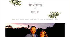 Desktop Screenshot of heatherandkyle.com